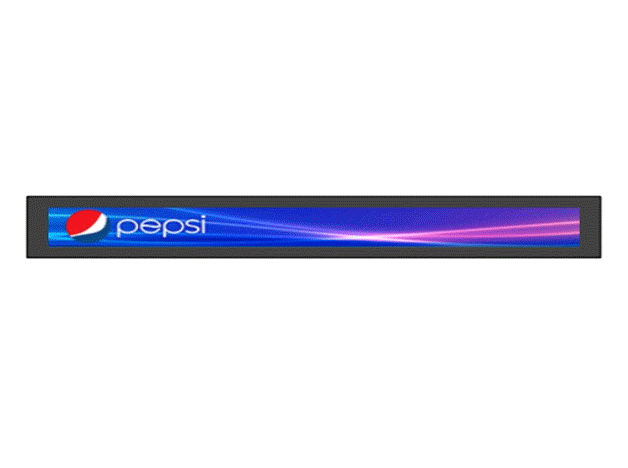 Dynamic content presentation on lcd strip screens Dynamic content presentation on lcd strip screens